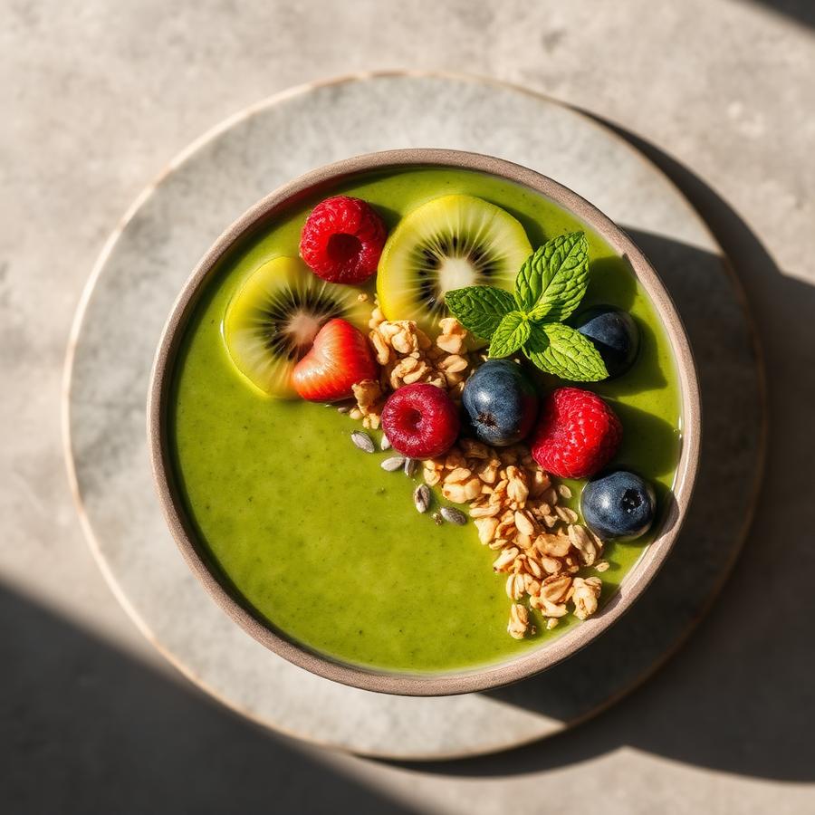 Grüner Smoothie Bowl